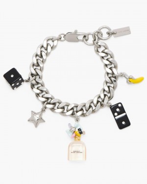 Bratari Marc Jacobs Perfect Charm Bracelet Dama Argintii Roz Colorati | 92043NJYP