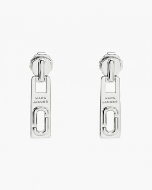 Cercei Marc Jacobs J Marc Zipper Earrings Dama Argintii | 42690REAH