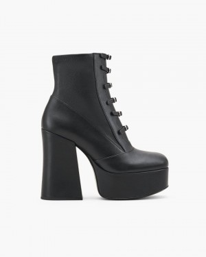 Cizme Marc Jacobs The Kiki Stretch Ankle Boot Dama Negrii | 82473MJBU