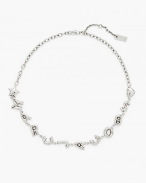 Coliere Marc Jacobs Marc Jacobs Balloon Necklace Dama Argintii Deschis | 18273FAHX