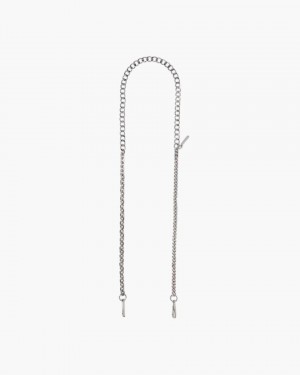 Curea Geantă Marc Jacobs The Chain Strap Dama Nickel | 62754TMCV