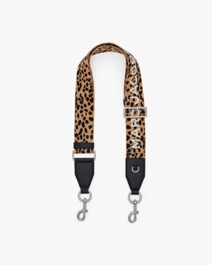 Curea Geantă Marc Jacobs The Cheetah Embroidered Logo Strap Dama Negrii Colorati | 54067ZUMQ