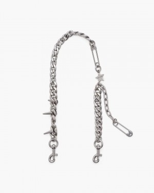 Curea Geantă Marc Jacobs The Star Chain Shoulder Strap Dama Nickel | 25160TMYU
