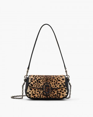 Geanta Crossbody Marc Jacobs The Cheetah Haircalf Clover Shoulder Bag Dama Negrii Colorati | 76542SLIX
