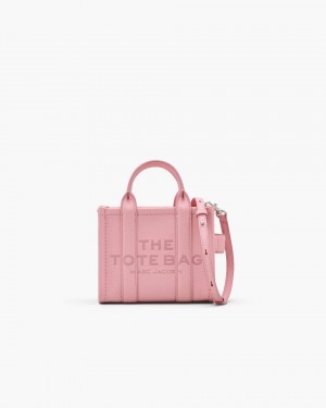 Geanta Crossbody Marc Jacobs The Leather Crossbody Tote Bag Dama Roz | 40851LOIQ