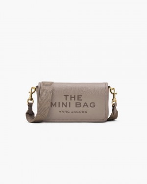 Geanta Crossbody Marc Jacobs The Piele Mini Bag Dama Cement | 83146UMAC