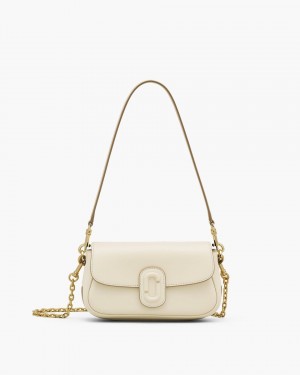 Geanta De Umar Marc Jacobs The Clover Shoulder Bag Dama Albi | 67140ASLQ