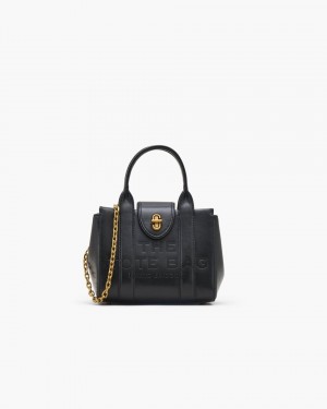 Geanta de Mana Marc Jacobs The Turnlock Crossbody Tote Bag Dama Negrii | 26817KTOV