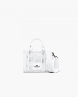 Genti Mini Marc Jacobs The Crystal Canvas Crossbody Tote Bag Dama Albi | 20197UYSJ