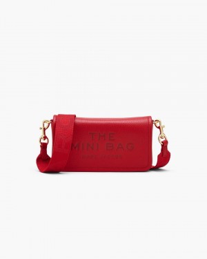 Genti Mini Marc Jacobs The Piele Mini Bag Dama Rosii | 39025CZUG