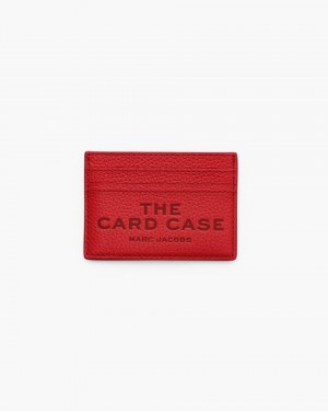 Husa Pentru Carduri Marc Jacobs The Leather Card Case Dama Rosii | 17536GMKO