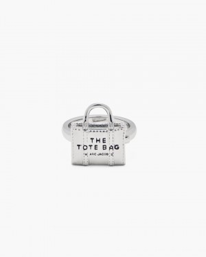 Inele Marc Jacobs The Tote Bag Ring Dama Argintii Deschis | 70524ORGU