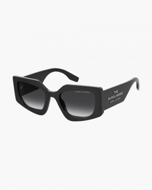 Ochelari de Soare Marc Jacobs The Square Cat Eye Sunglasses Dama Negrii | 28409HROM
