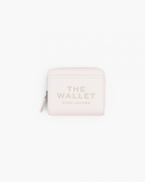 Portofel Mic Marc Jacobs The Leather Mini Compact Wallet Dama Cotton | 89734ZOQD