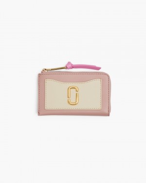 Portofel Mic Marc Jacobs The Utility Snapshot Top Zip Multi Wallet Dama Roz Colorati | 95368UQCF