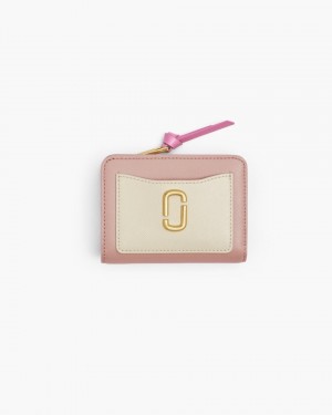Portofel Mic Marc Jacobs The Utility Snapshot Mini Compact Wallet Dama Roz Colorati | 15842ESVJ