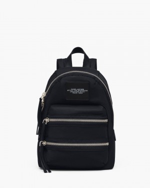 Rucsacuri Marc Jacobs The Biker Nylon Medium Backpack Dama Negrii | 68405YCRP