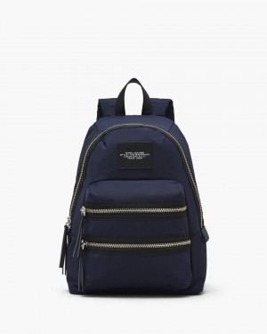 Rucsacuri Marc Jacobs The Biker Nylon Medium Backpack Dama Albastri | 82791BHMC