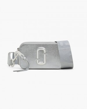 Snapshot Geanta Marc Jacobs The Metallic Snapshot Dama Argintii | 52483LZFN