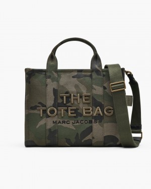 The Tote Bag Marc Jacobs The Camo Jacquard Medium Tote Bag Dama Camuflaj Colorati | 16537BVDG