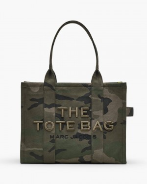 The Tote Bag Marc Jacobs The Camo Jacquard Large Tote Bag Dama Camuflaj Colorati | 42913OWUH