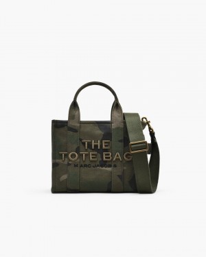 The Tote Bag Marc Jacobs The Camo Jacquard Small Tote Bag Dama Camuflaj Colorati | 46890STFL