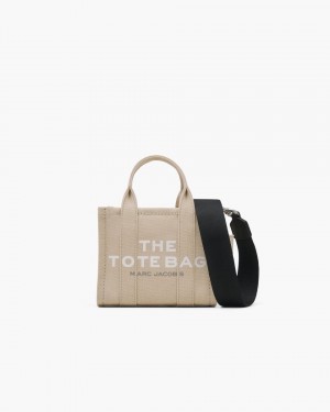 The Tote Bag Marc Jacobs The Canvas Crossbody Tote Bag Dama Bej | 30517HTZJ