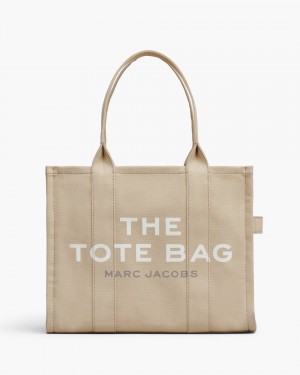 The Tote Bag Marc Jacobs The Canvas Large Tote Bag Dama Bej | 79406WJPI