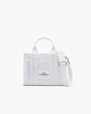 The Tote Bag Marc Jacobs The Crystal Canvas Small Tote Bag Dama Albi | 21750RCDB