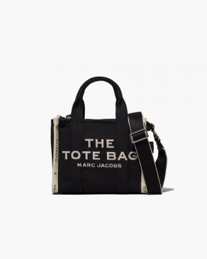 The Tote Bag Marc Jacobs The Jacquard Small Tote Bag Dama Negrii | 42801TEGY